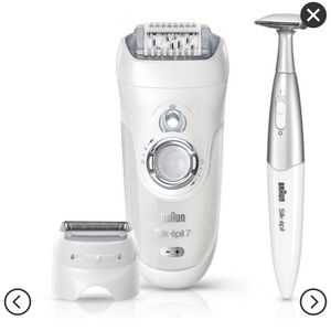 Braun Silk Epil-7 Wet And Dry Epilator with extras